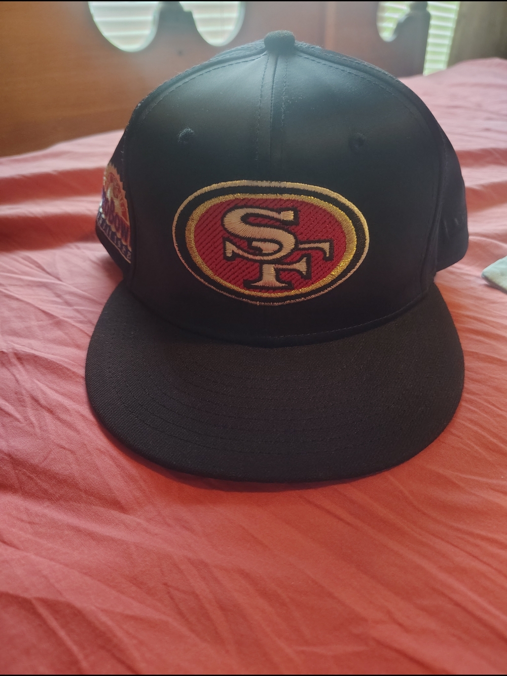 San Francisco 49ers Black Fitted Snapback Hat